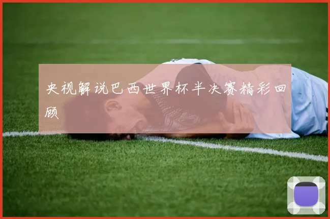 央视解说巴西世界杯半决赛精彩回顾